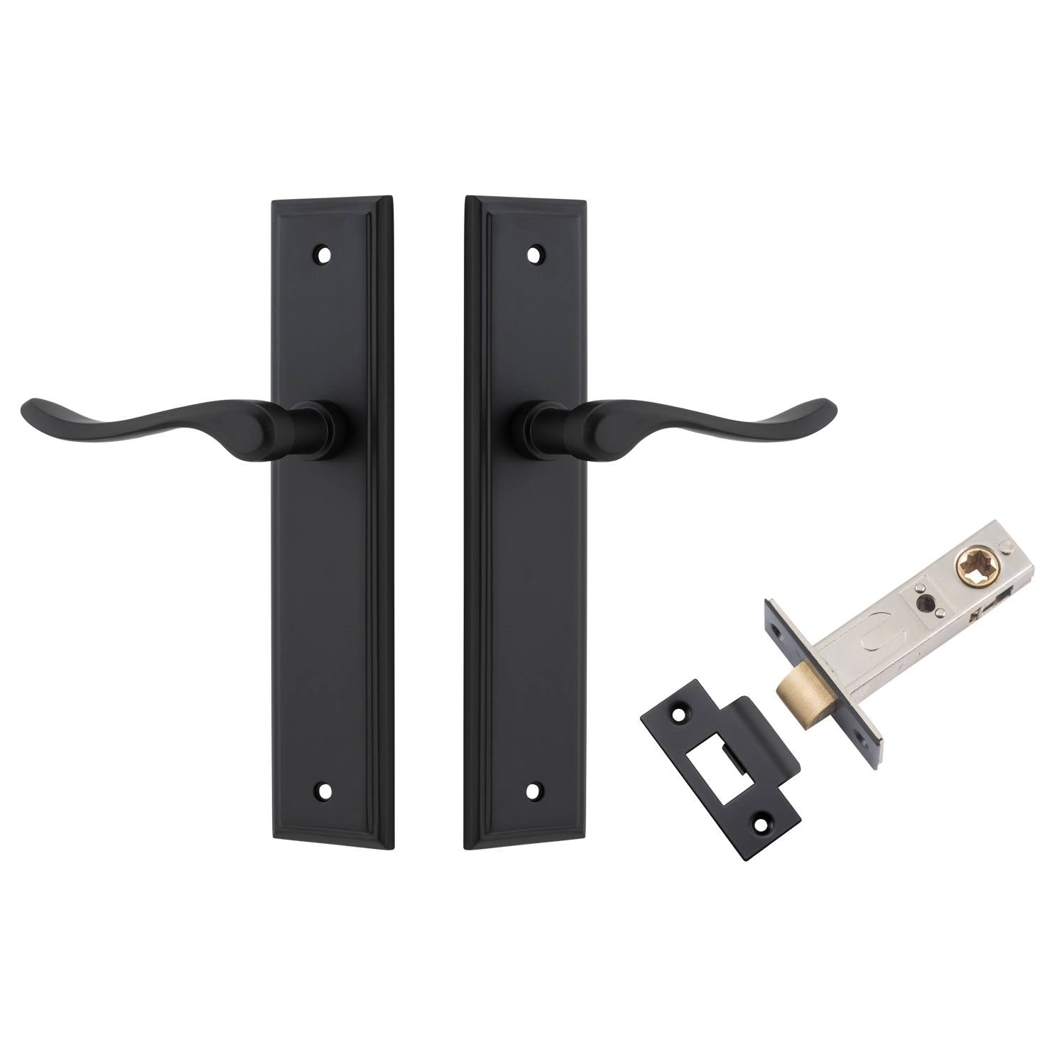 Stirling Lever Stepped Backplate Passage Kit Matt Black