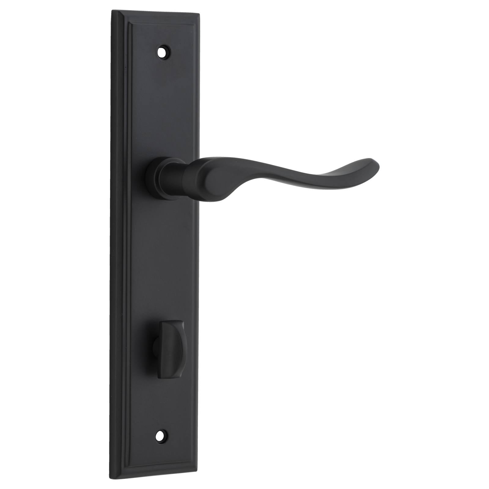 Stirling Lever Stepped Backplate Matt Black