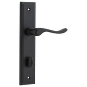 Stirling Lever Stepped Backplate Matt Black