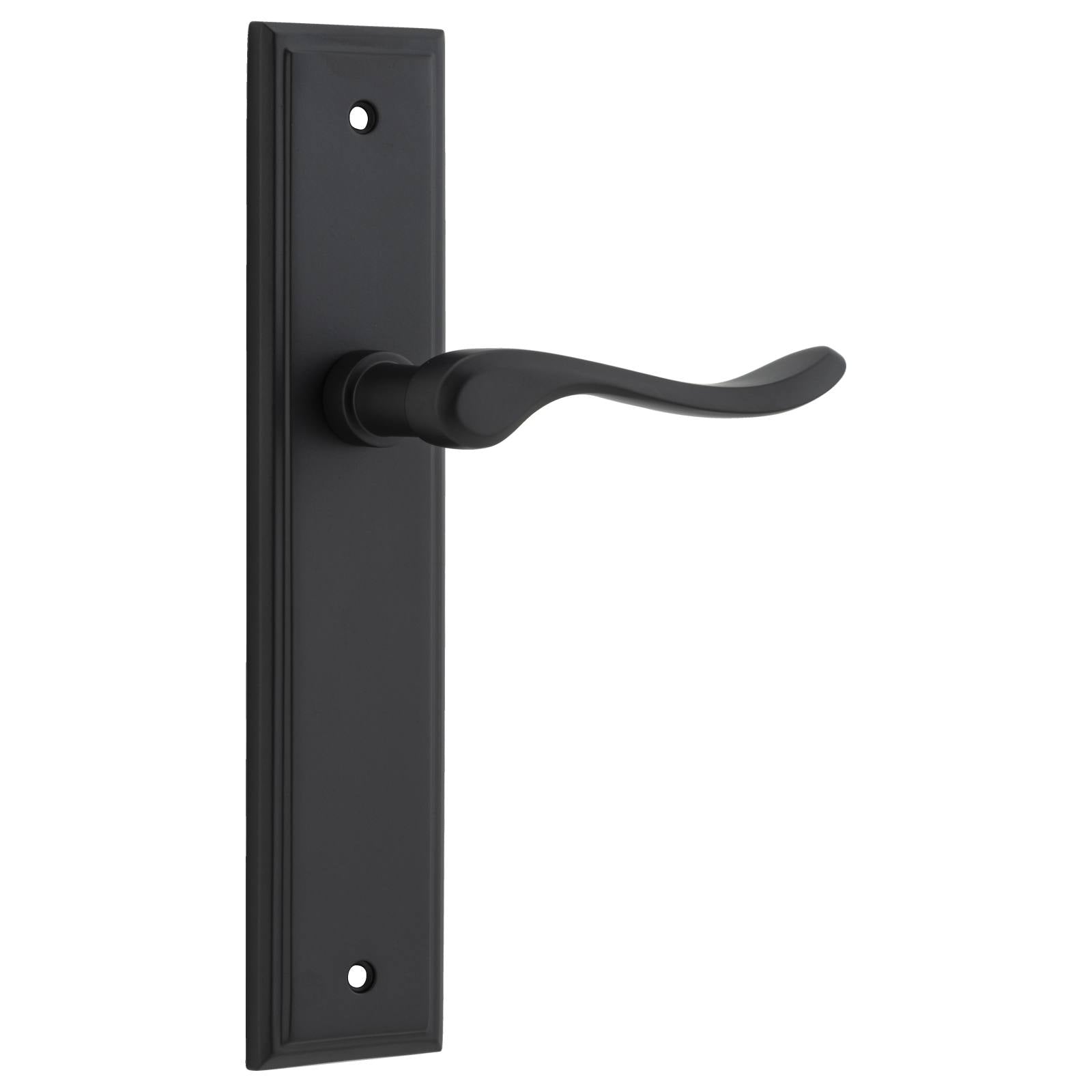 Stirling Lever Stepped Backplate Matt Black