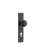 Cambridge Knob Matt Black Chamfered Backplate