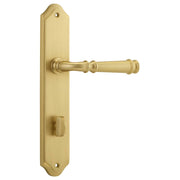 Verona Lever Shouldered Backplate Brushed Brass