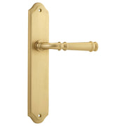 Verona Lever Shouldered Backplate Brushed Brass