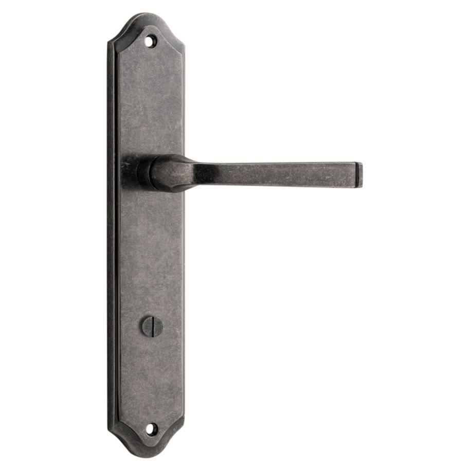 Annecy Lever Shouldered Backplate Distressed Nickel