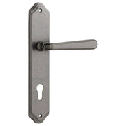 Copenhagen Lever Shouldered Backplate Distressed Nickel