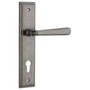 Copenhagen Lever Stepped Backplate Distressed Nickel