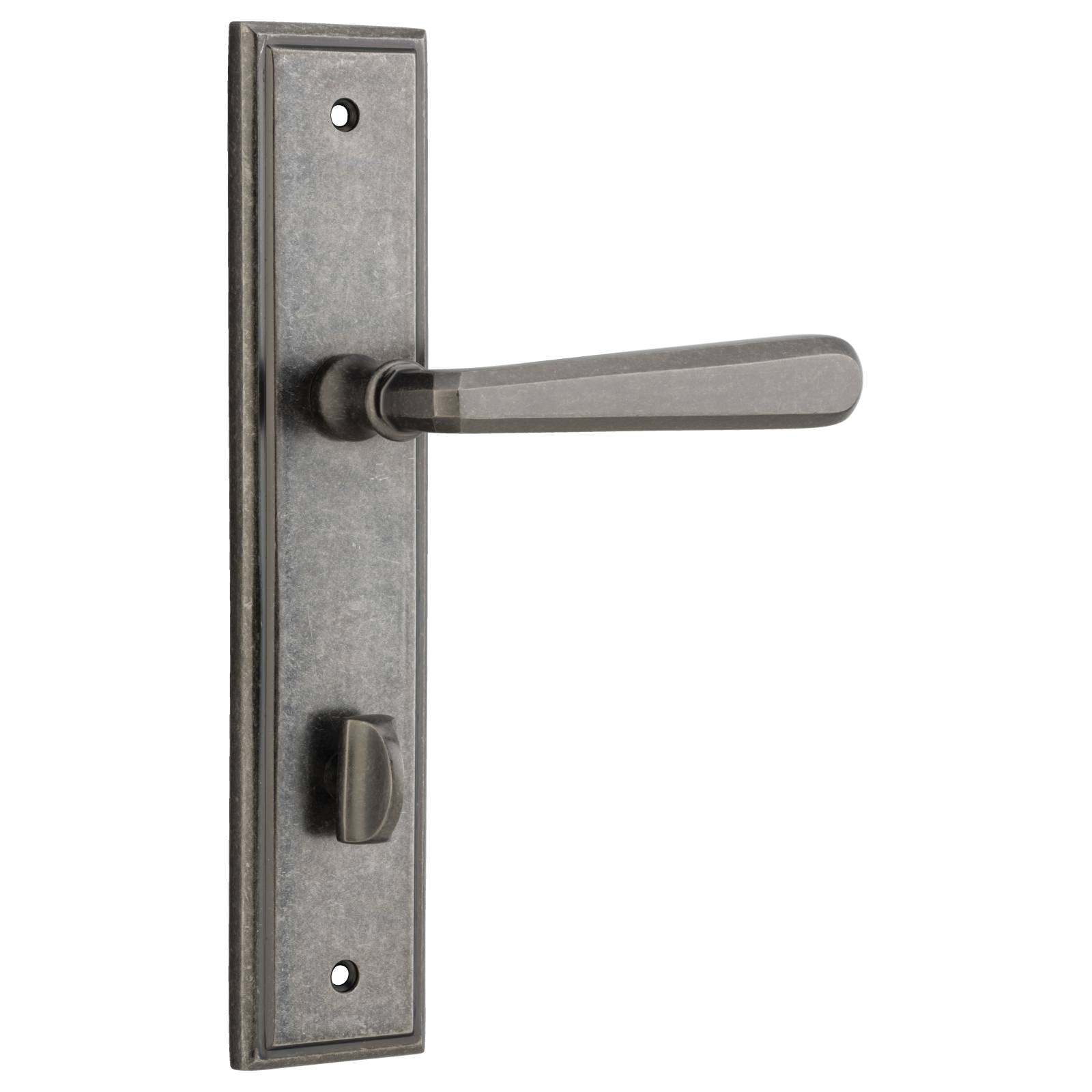 Copenhagen Lever Stepped Backplate Distressed Nickel