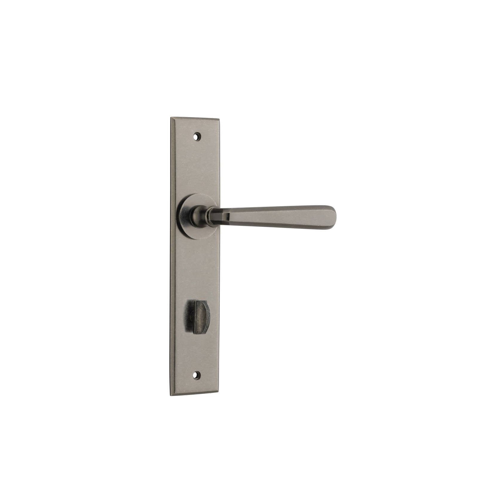 Copenhagen Lever Distressed Nickel Chamfered Backplate