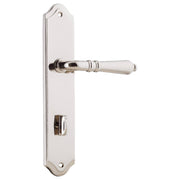 Sarlat Shouldered 85mm Privacy Lever Set, Pol. Nic