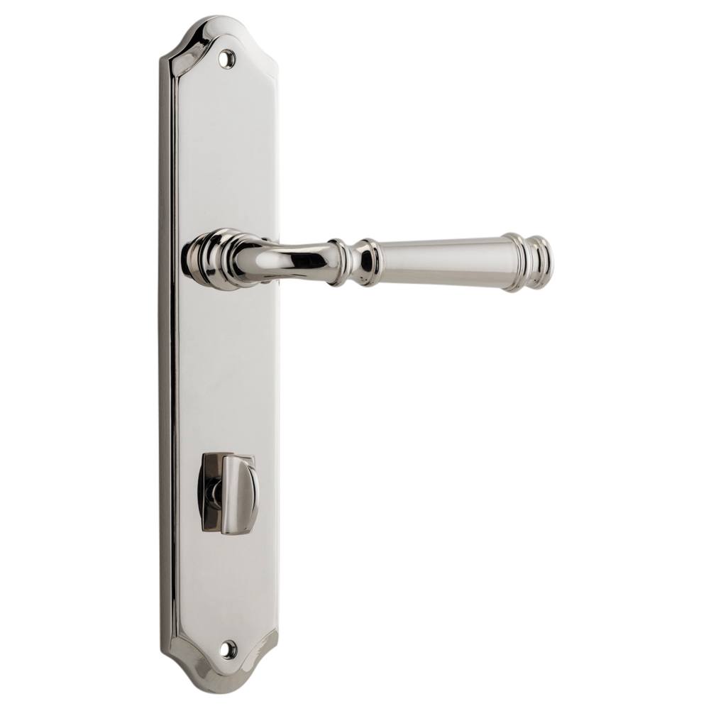 Verona Lever Shouldered Backplate Polished Nickel