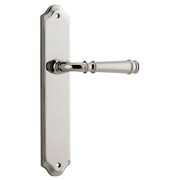 Verona Lever Shouldered Backplate Polished Nickel