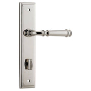Verona Lever Stepped Backplate Polished Nickel