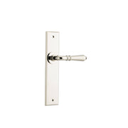 Sarlat Lever Polished Nickel Chamfered Backplate