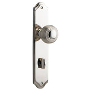 Guildford Knob Shouldered Backplate Polished Nickel
