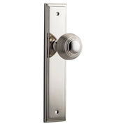 Guildford Knob Stepped Backplate Polished Nickel