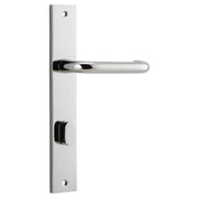 Oslo Lever Rectangular Backplate Polished Nickel