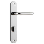 Oslo Lever Oval Backplate Polished Nickel