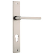 Baltimore Rectangular 85mm Euro Lever Set, SN