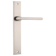 Baltimore Rectangle Lever Latch Set, Satin Nickel
