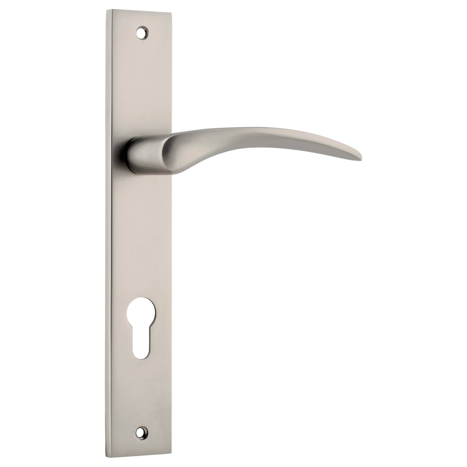 Oxford Rectangular 85mm Euro Lever Set, SN
