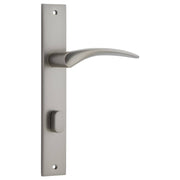 Oxford Rectangular 85mm Privacy Lever Set, SN