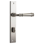 Verona Lever Rectangular Backplate Satin Nickel