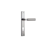 Berlin Lever Satin Nickel Rectangular Backplate