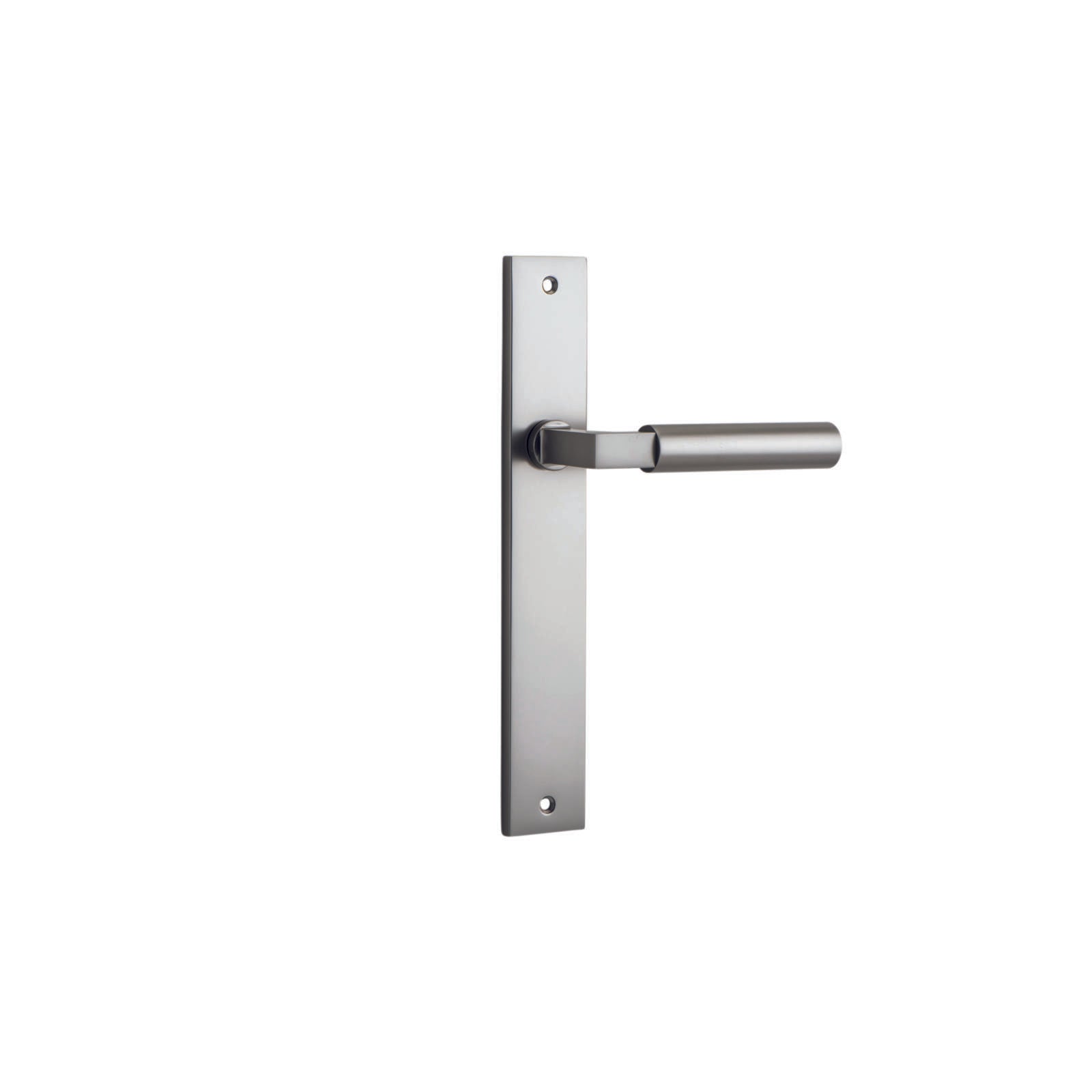 Berlin Lever Satin Nickel Rectangular Backplate