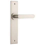 Bronte Lever Satin Nickel Chamfered Backplate