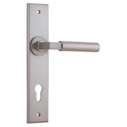 Berlin Lever Satin Nickel Chamfered Backplate