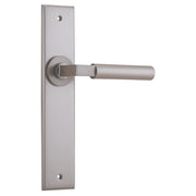 Berlin Lever Satin Nickel Chamfered Backplate