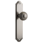 Guildford Knob Shouldered Backplate Satin Nickel