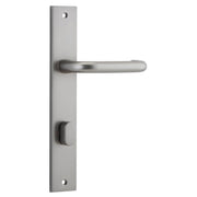 Oslo Lever Rectangular Backplate Satin Nickel