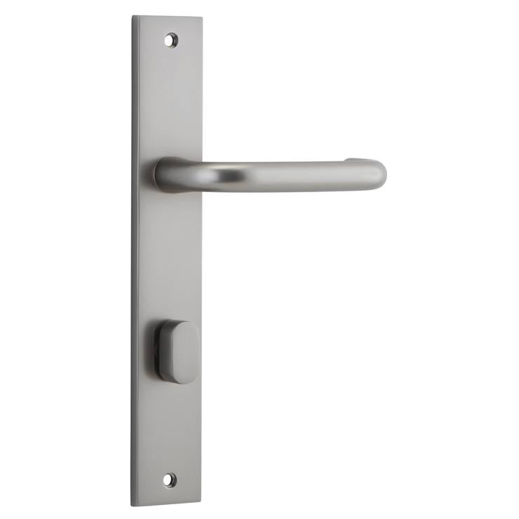 Oslo Lever Rectangular Backplate Satin Nickel