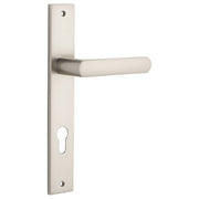 Osaka Lever Rectangular Backplate Satin Nickel