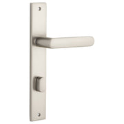 Osaka Lever Rectangular Backplate Satin Nickel