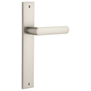 Osaka Lever Rectangular Backplate Satin Nickel