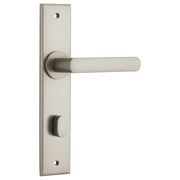 Osaka Lever Satin Nickel Chamfered Backplate