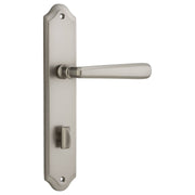 Copenhagen Lever Shouldered Backplate Satin Nickel