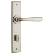 Copenhagen Lever Satin Nickel Chamfered Backplate