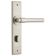 Helsinki Lever Satin Nickel Chamfered Backplate