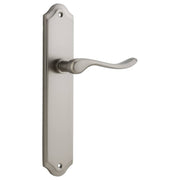 Stirling Lever Shouldered Backplate Satin Nickel
