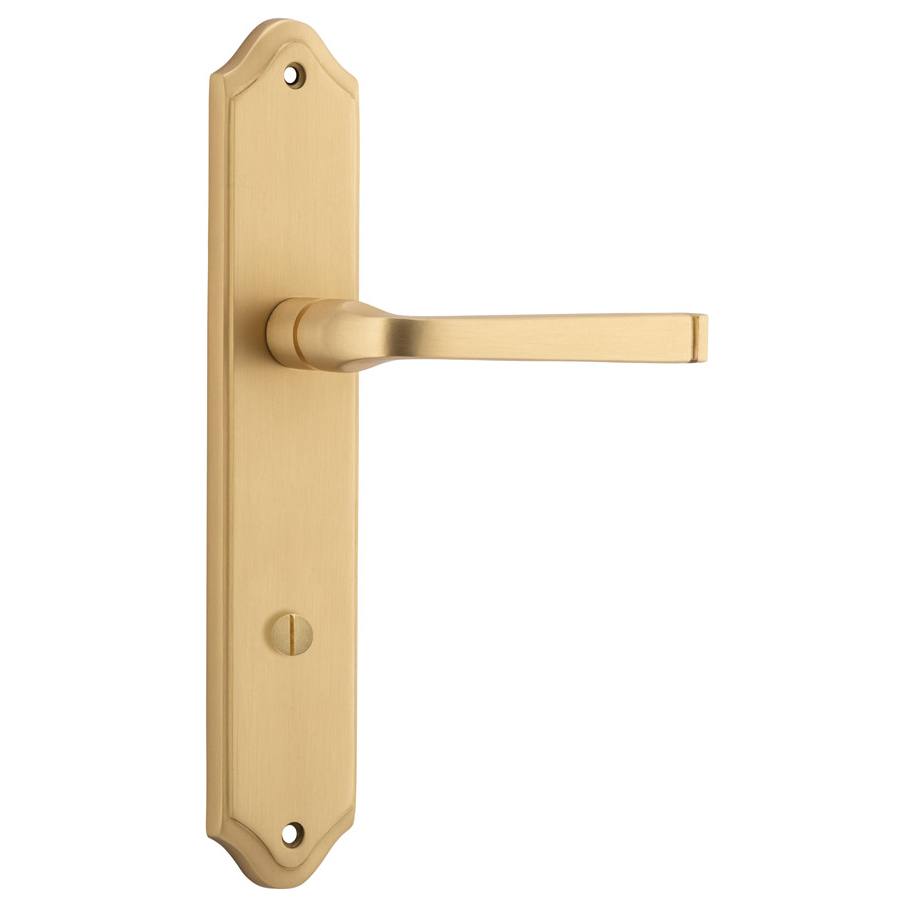 Annecy Lever Shouldered Backplate Brushed Brass
