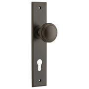 Paddington Knob Signature Brass Chamfered Backplate