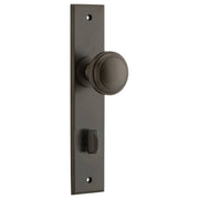 Paddington Knob Signature Brass Chamfered Backplate