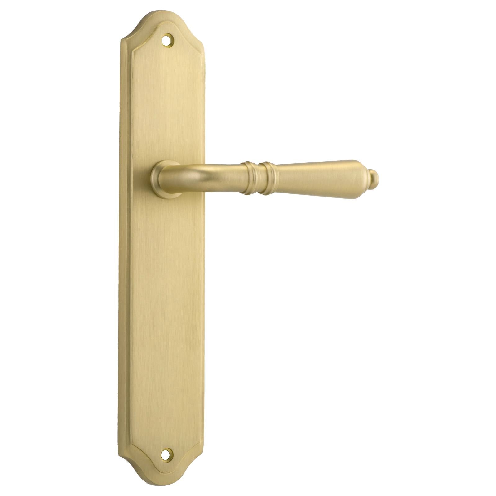 Sarlat Lever Shouldered Backplate Brushed Gold PVD