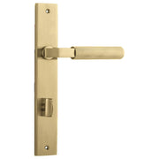Brunswick Lever Brushed Gold Pvd Rectangular Backplate