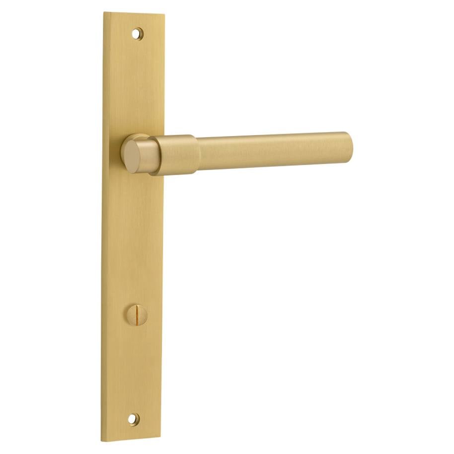 Helsinki Lever Rectangular Backplate Brushed Gold PVD