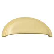 Sarlat Drawer Pull, Brushed Gold PVD