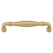 Sarlat Cabinet Pull CTC128mm Brushed Gold PVD